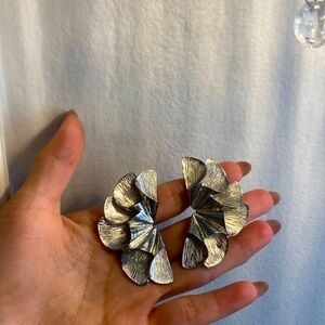 ZARA Cute silver color earrings